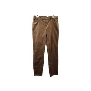 Well Worn Corduroy Jeans Womens Size 12 Brown Straight Leg‎